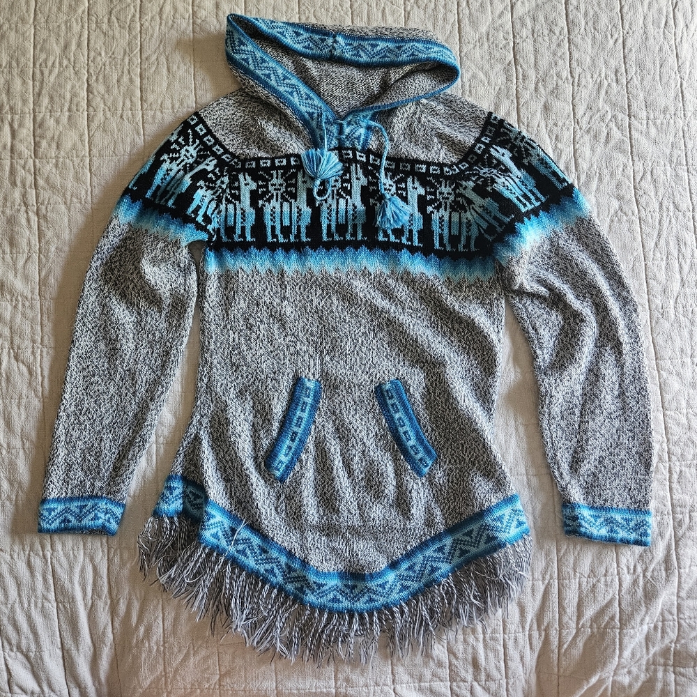 Tunic wool sweater (0426)